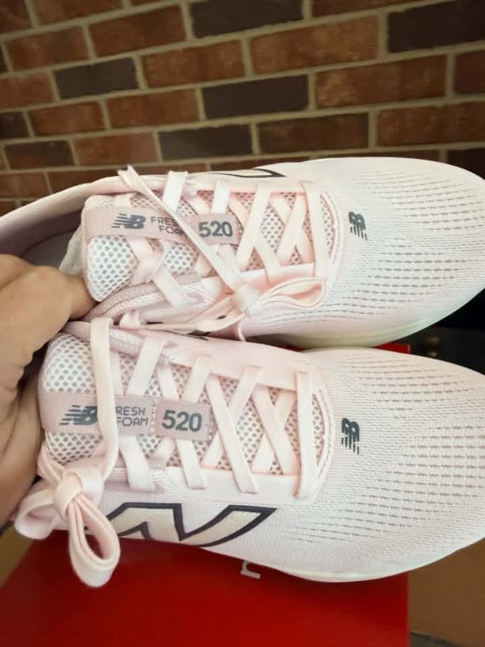 New Balance Women's Fresh Foam Sneakers - Light Pink - Picture 2 of 4